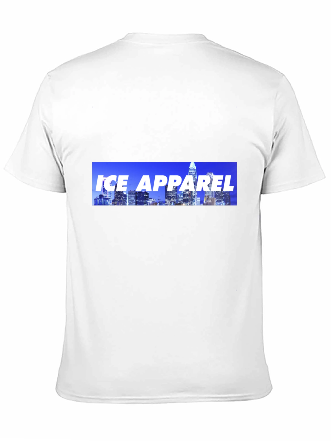 Ice Apparel Black T-Shirt - Cityscape Design