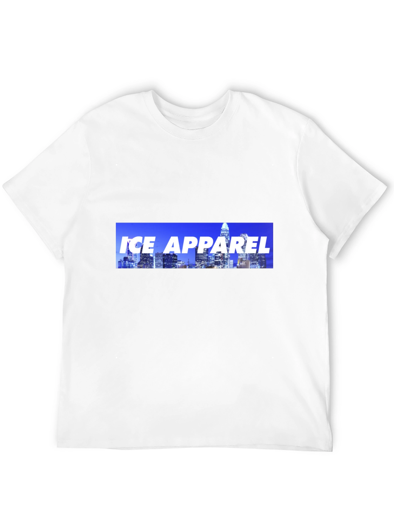Ice Apparel Black T-Shirt - Cityscape Design