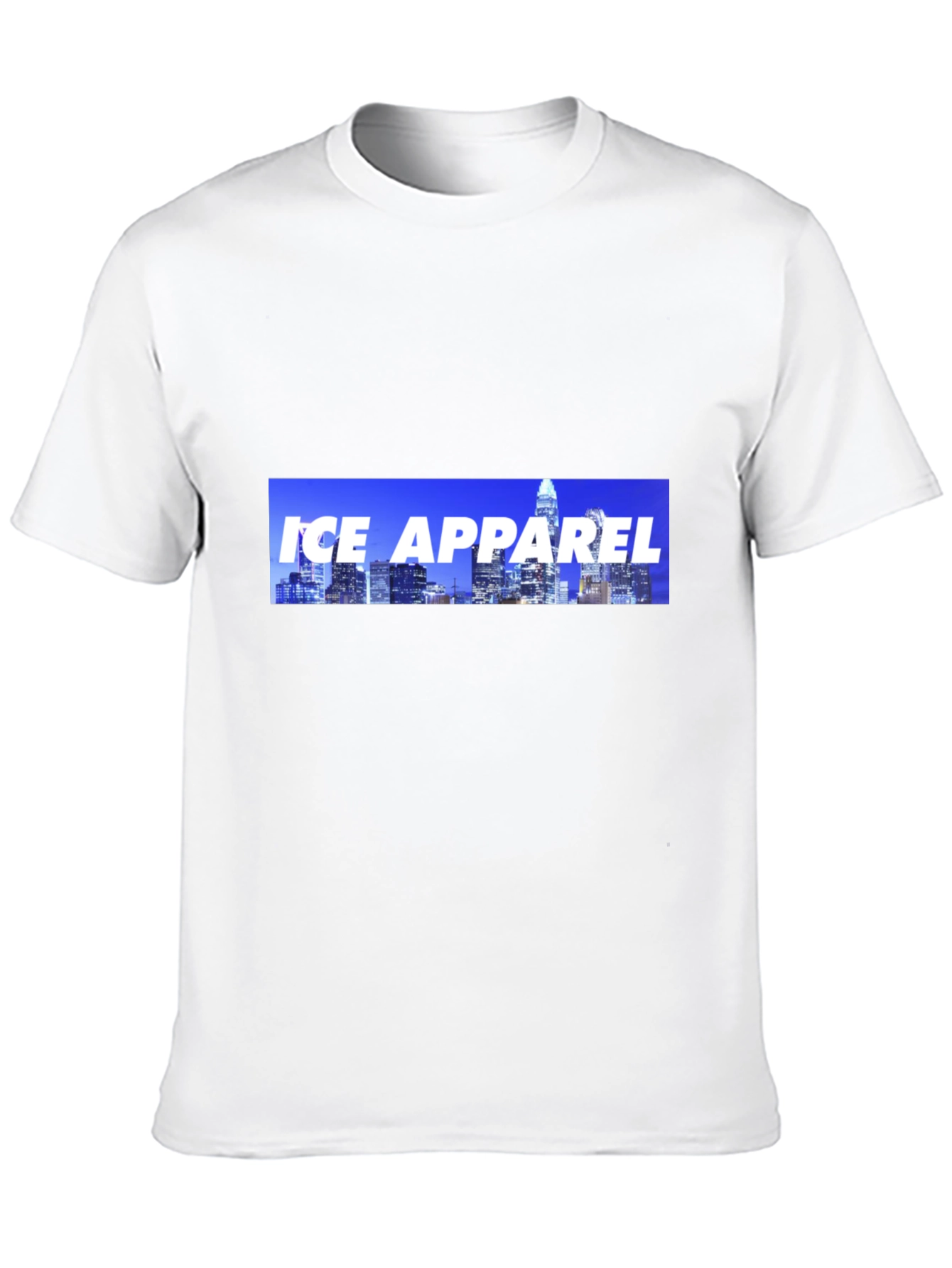 Ice Apparel Black T-Shirt - Cityscape Design