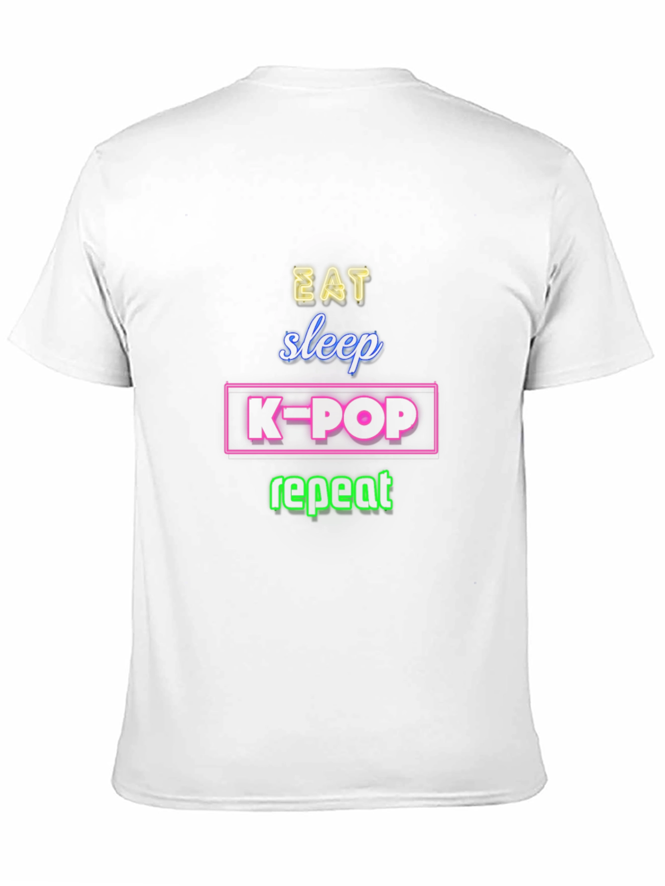 Eat Sleep K-Pop Repeat Graphic Tee