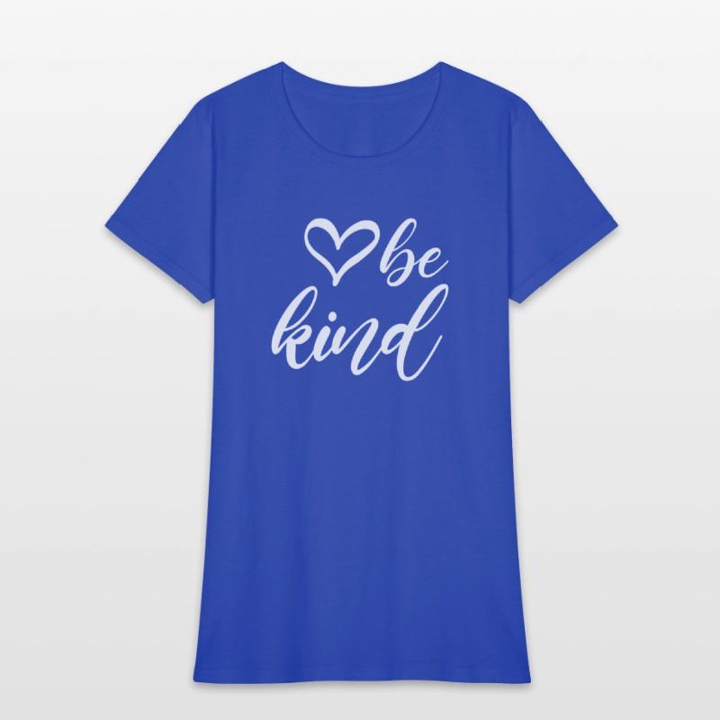 Be Kind Text In Modern Typography With Cute Heart