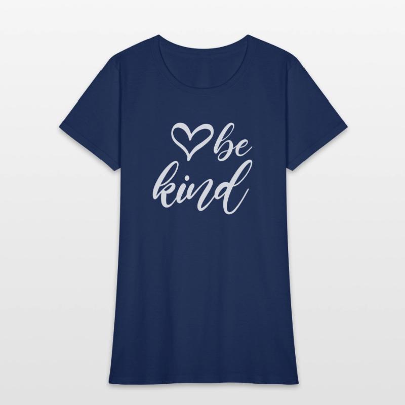 Be Kind Text In Modern Typography With Cute Heart