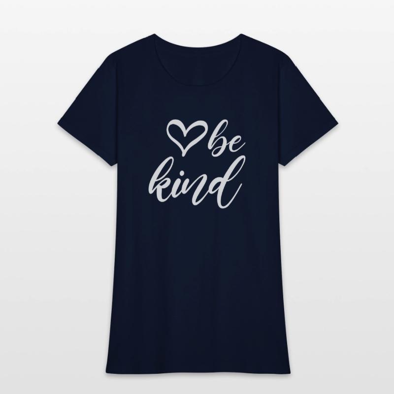 Be Kind Text In Modern Typography With Cute Heart