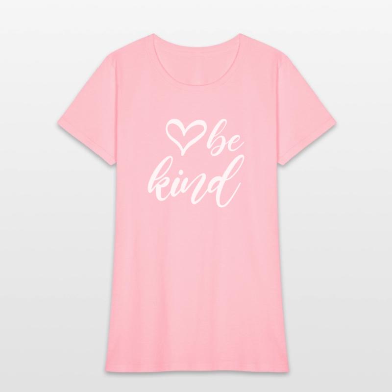 Be Kind Text In Modern Typography With Cute Heart