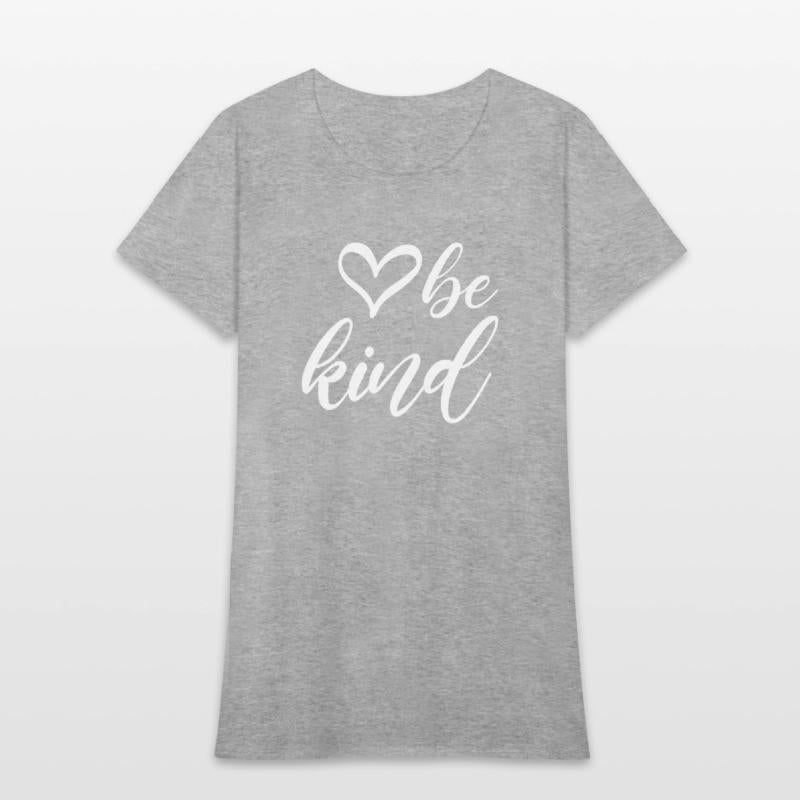 Be Kind Text In Modern Typography With Cute Heart