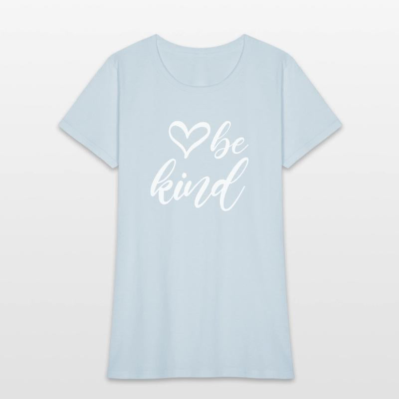 Be Kind Text In Modern Typography With Cute Heart