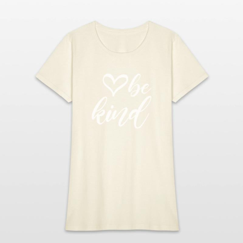 Be Kind Text In Modern Typography With Cute Heart