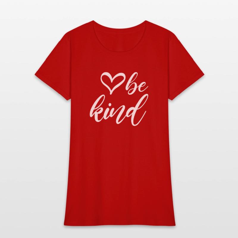 Be Kind Text In Modern Typography With Cute Heart