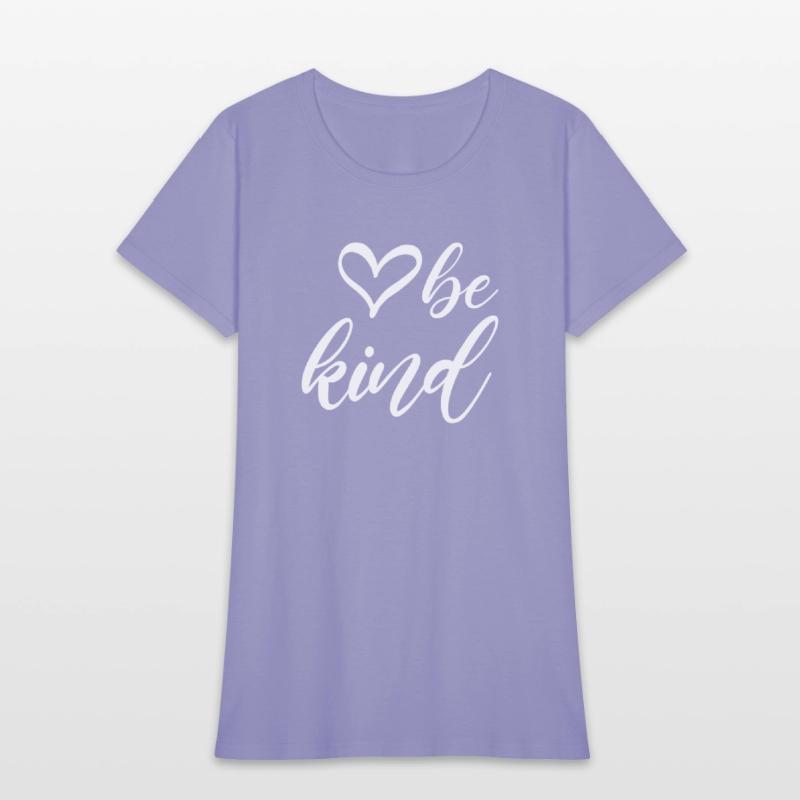 Be Kind Text In Modern Typography With Cute Heart