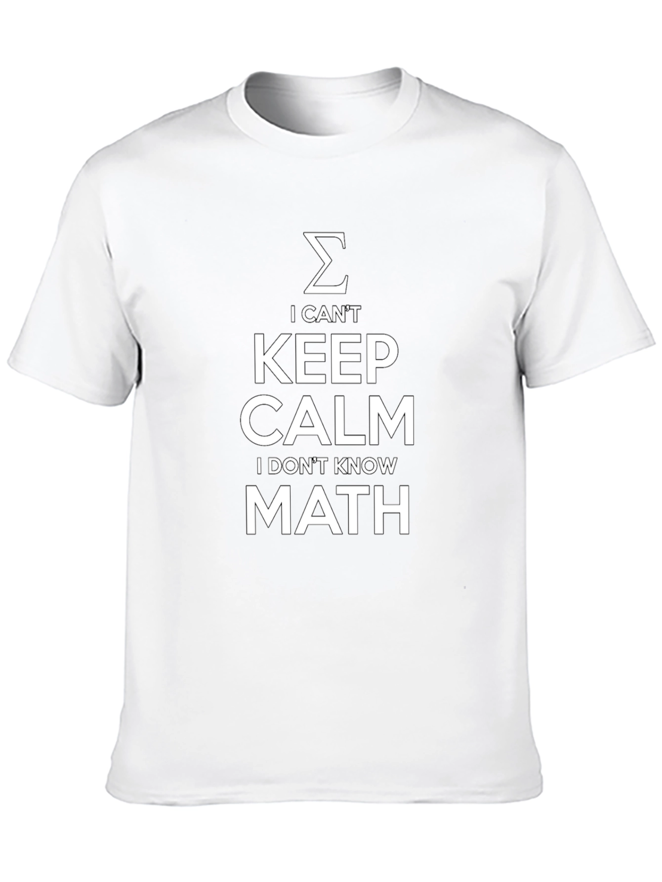 Funny Math T-Shirt - I Cant Keep Calm