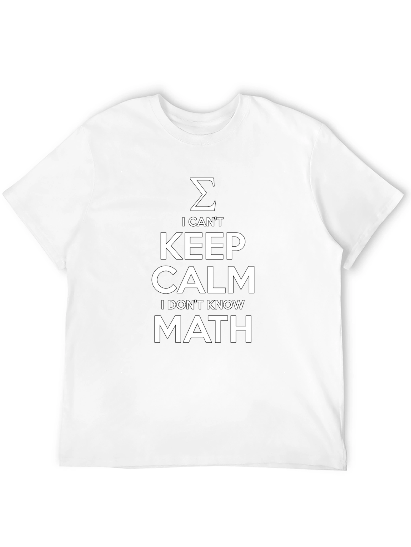 Funny Math T-Shirt - I Cant Keep Calm