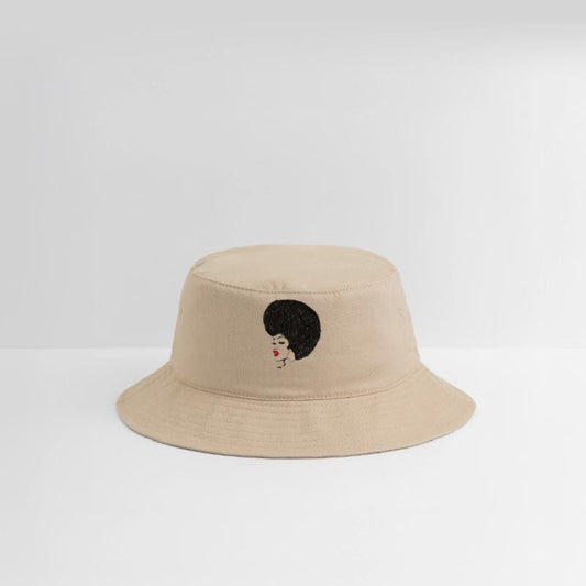 Beautiful black woman with afro hair