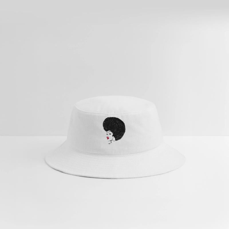 Beautiful black woman with afro hair