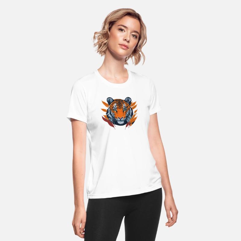 Beautiful tiger face illustration