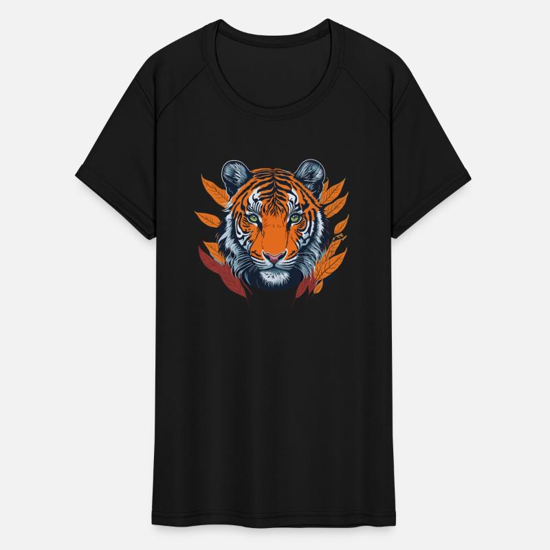 Beautiful tiger face illustration