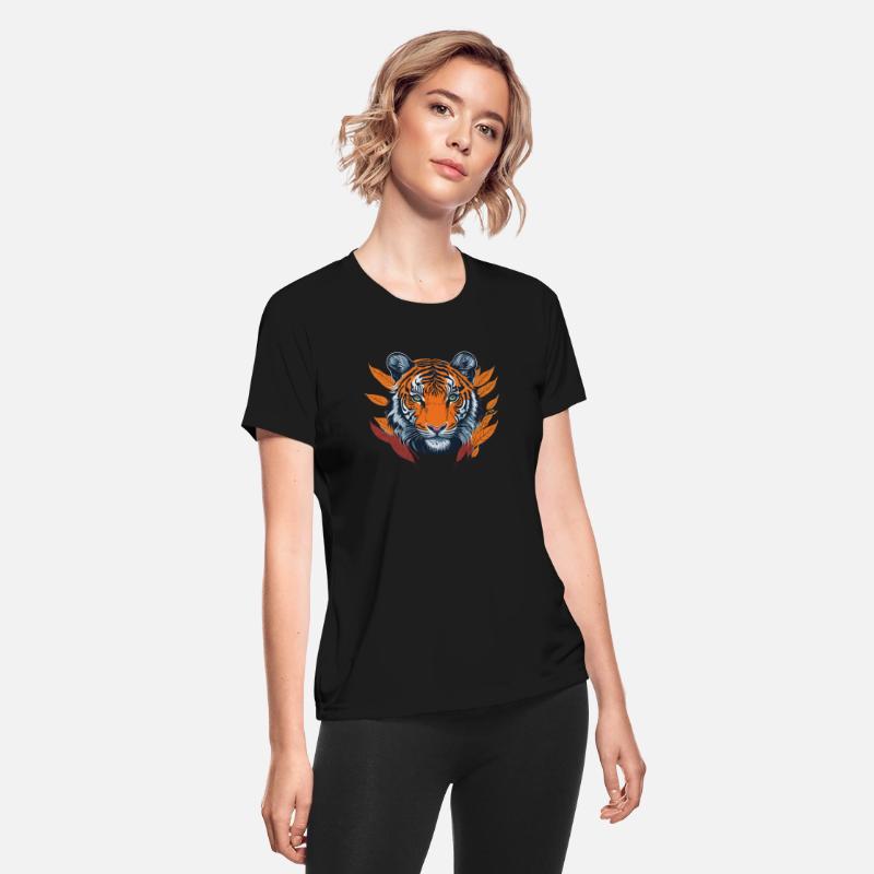 Beautiful tiger face illustration
