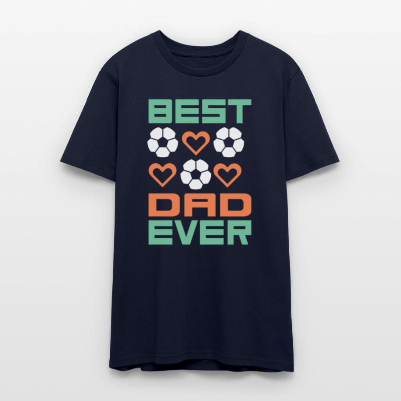 Best Dad Ever Soccer Heart Design