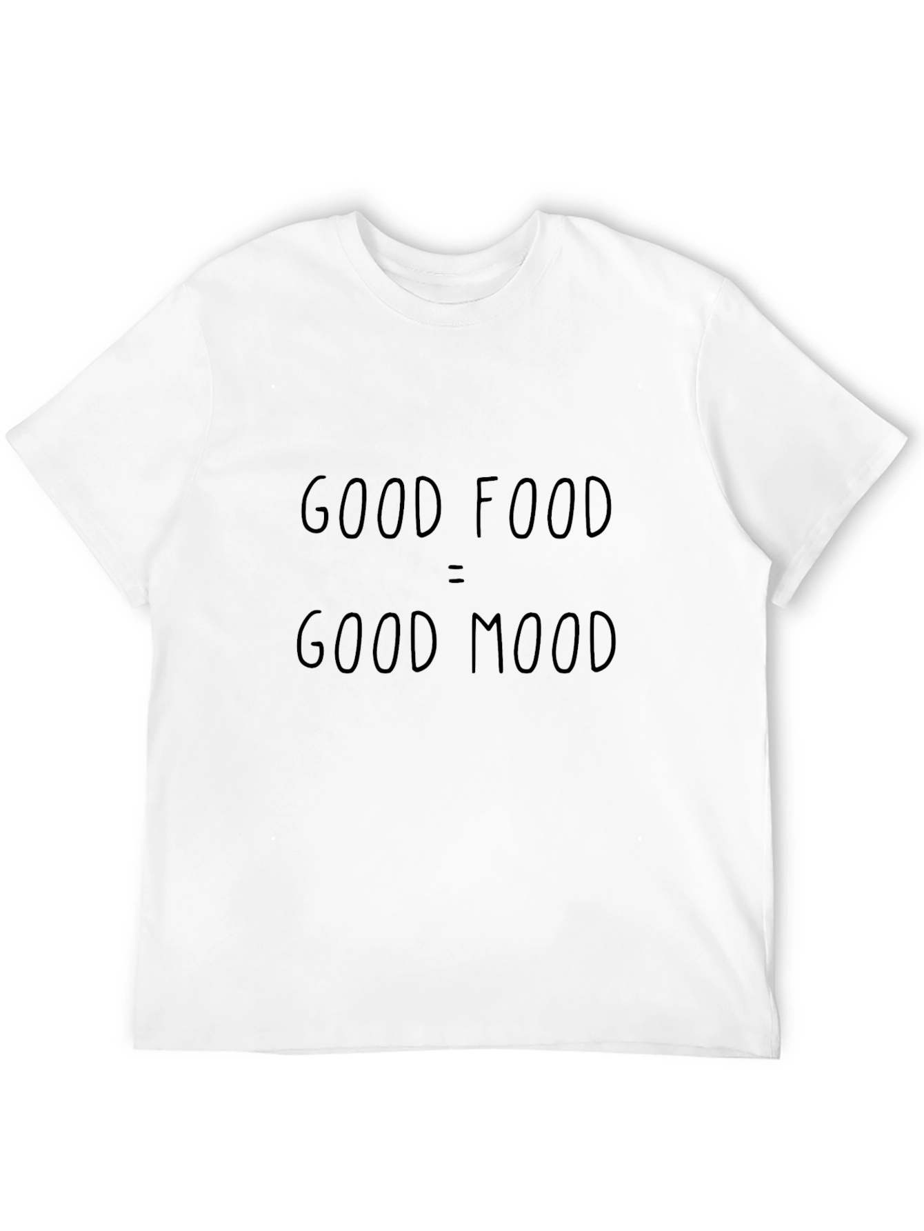 Good Food = Good Mood Black T-Shirt