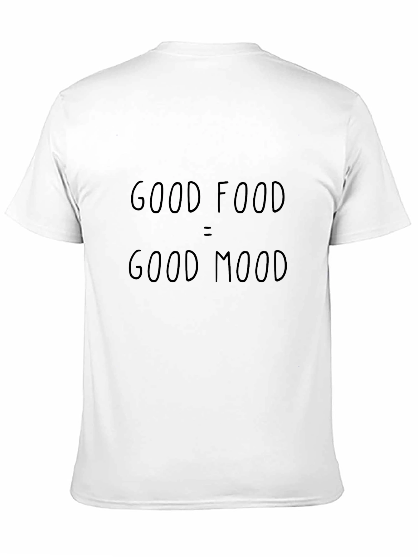 Good Food = Good Mood Black T-Shirt