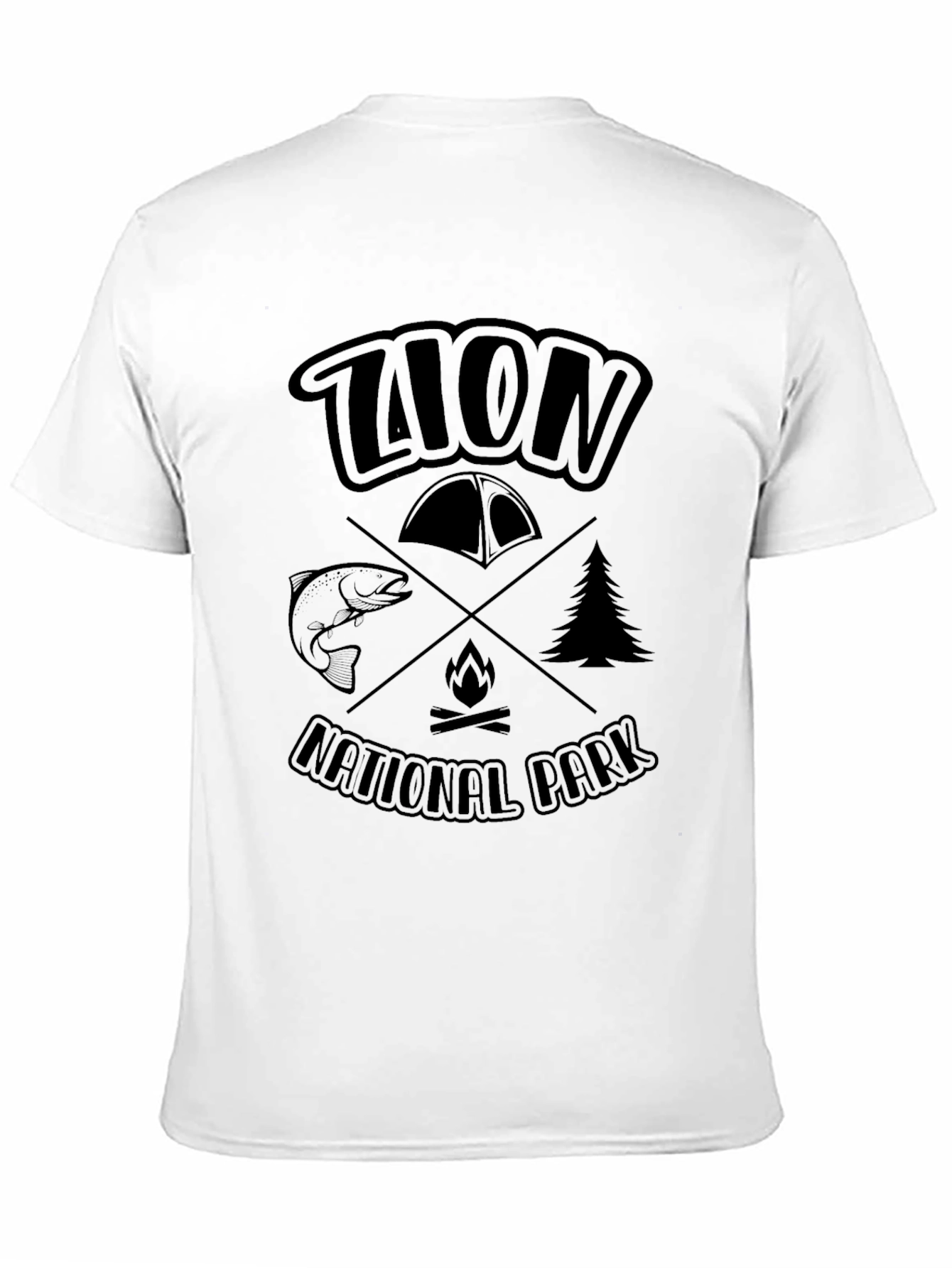 Zion National Park Graphic T-Shirt Camping Tee