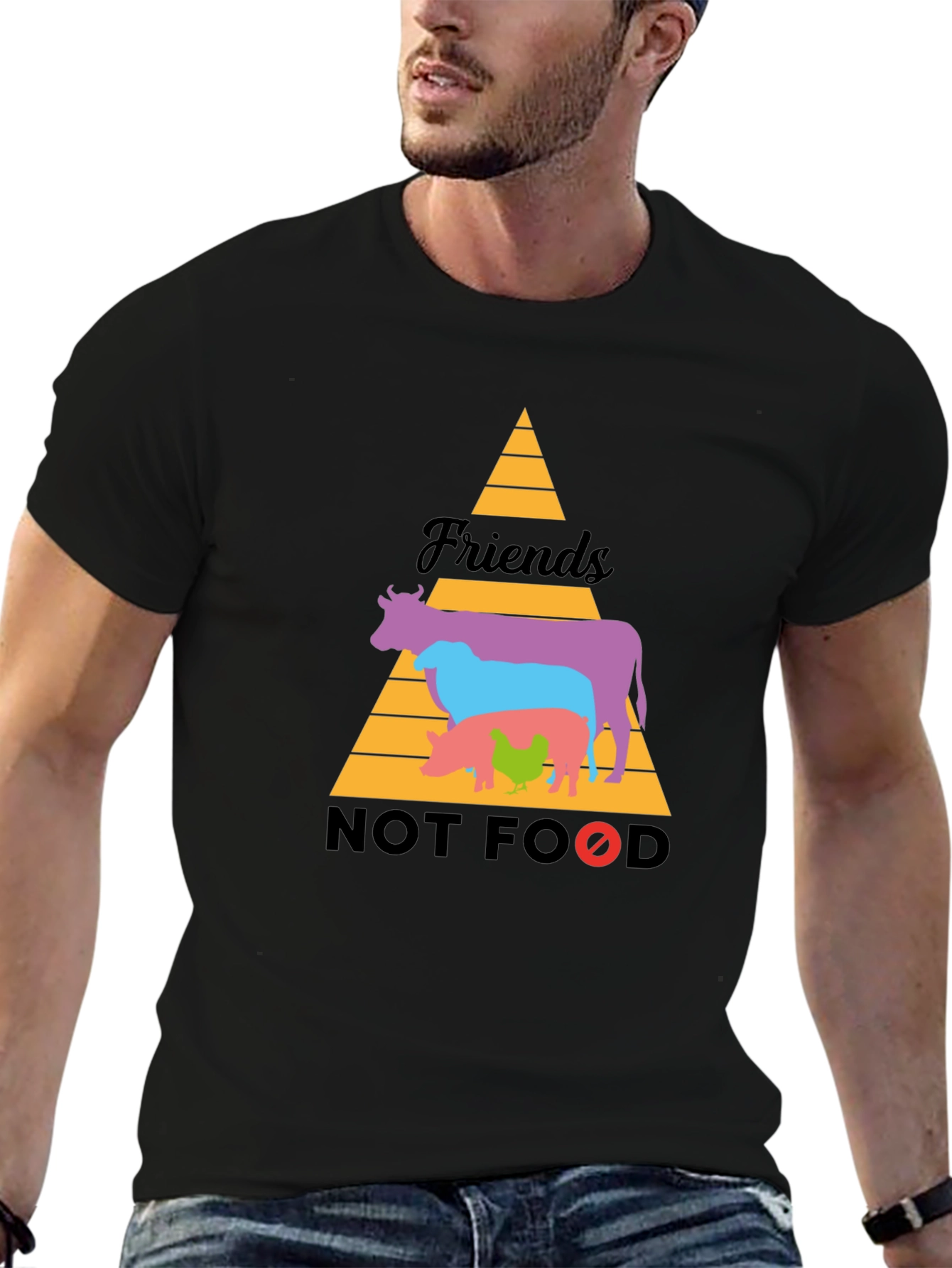 Friends Not Food Vegan T-Shirt