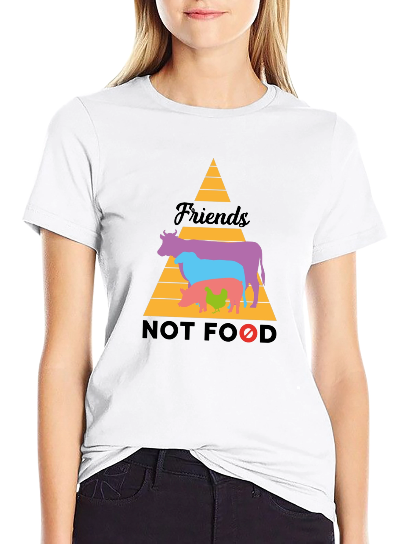 Friends Not Food Vegan T-Shirt