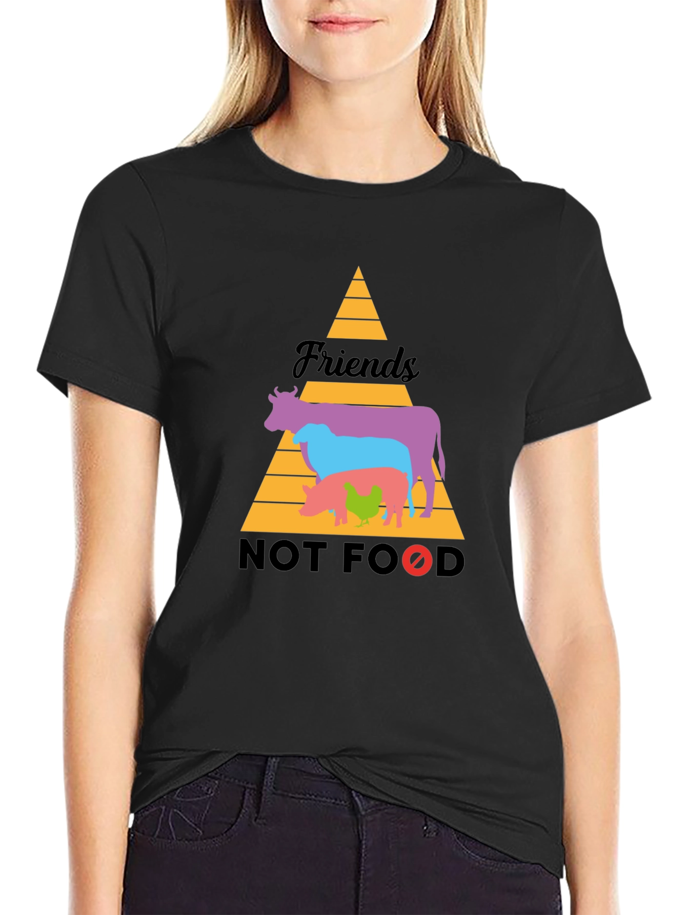 Friends Not Food Vegan T-Shirt