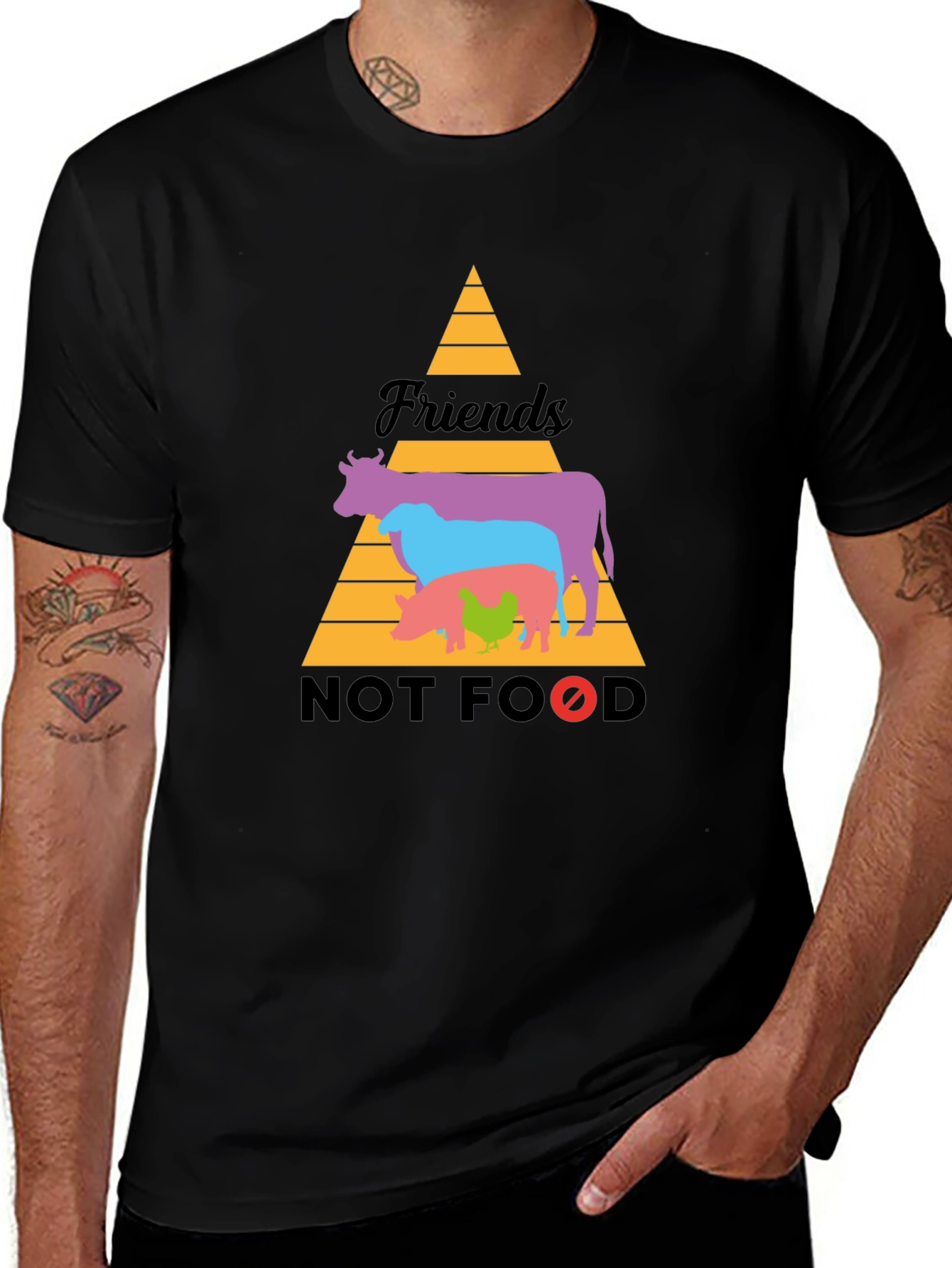 Friends Not Food Vegan T-Shirt