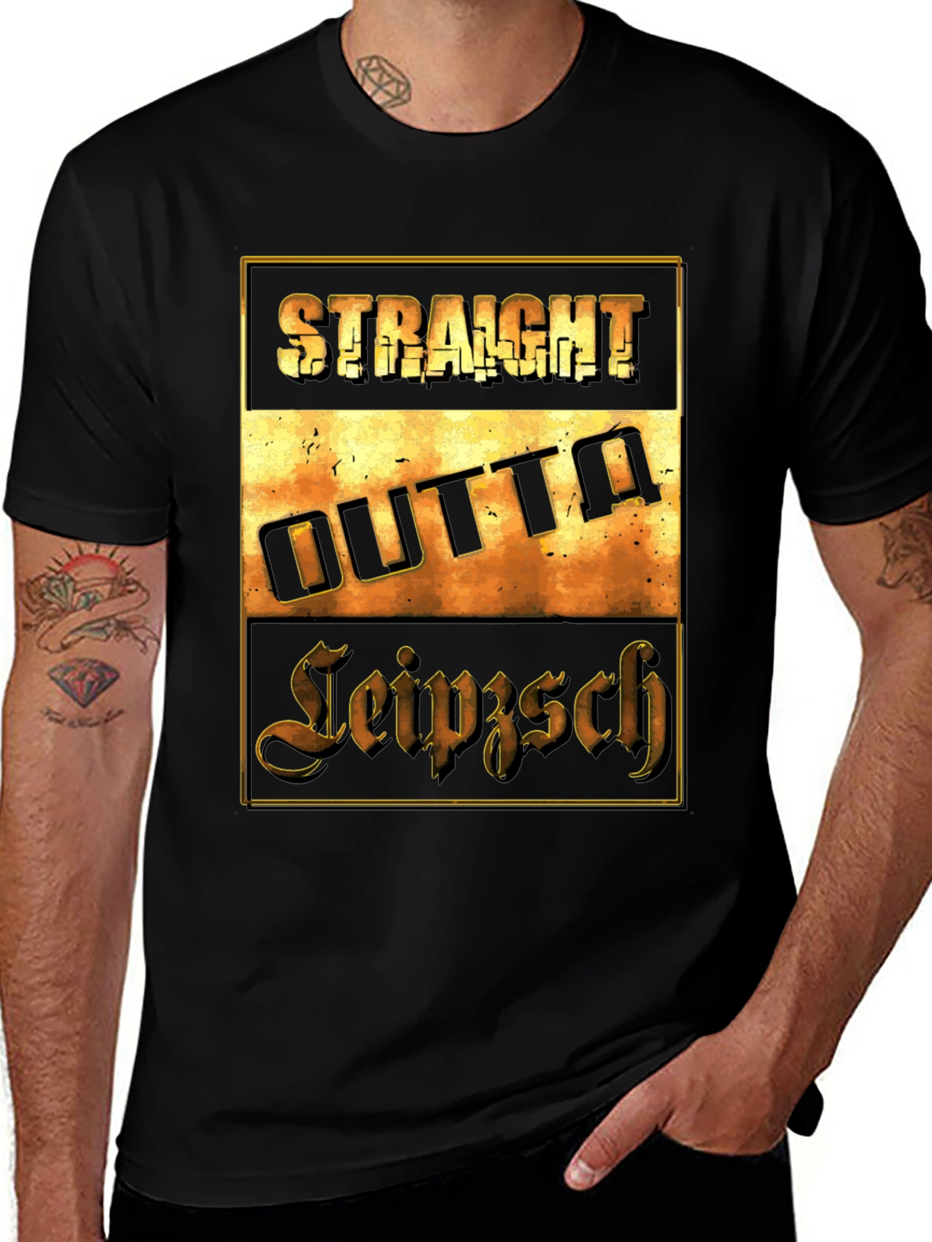 Straight Outta Leipzig Graphic Tee