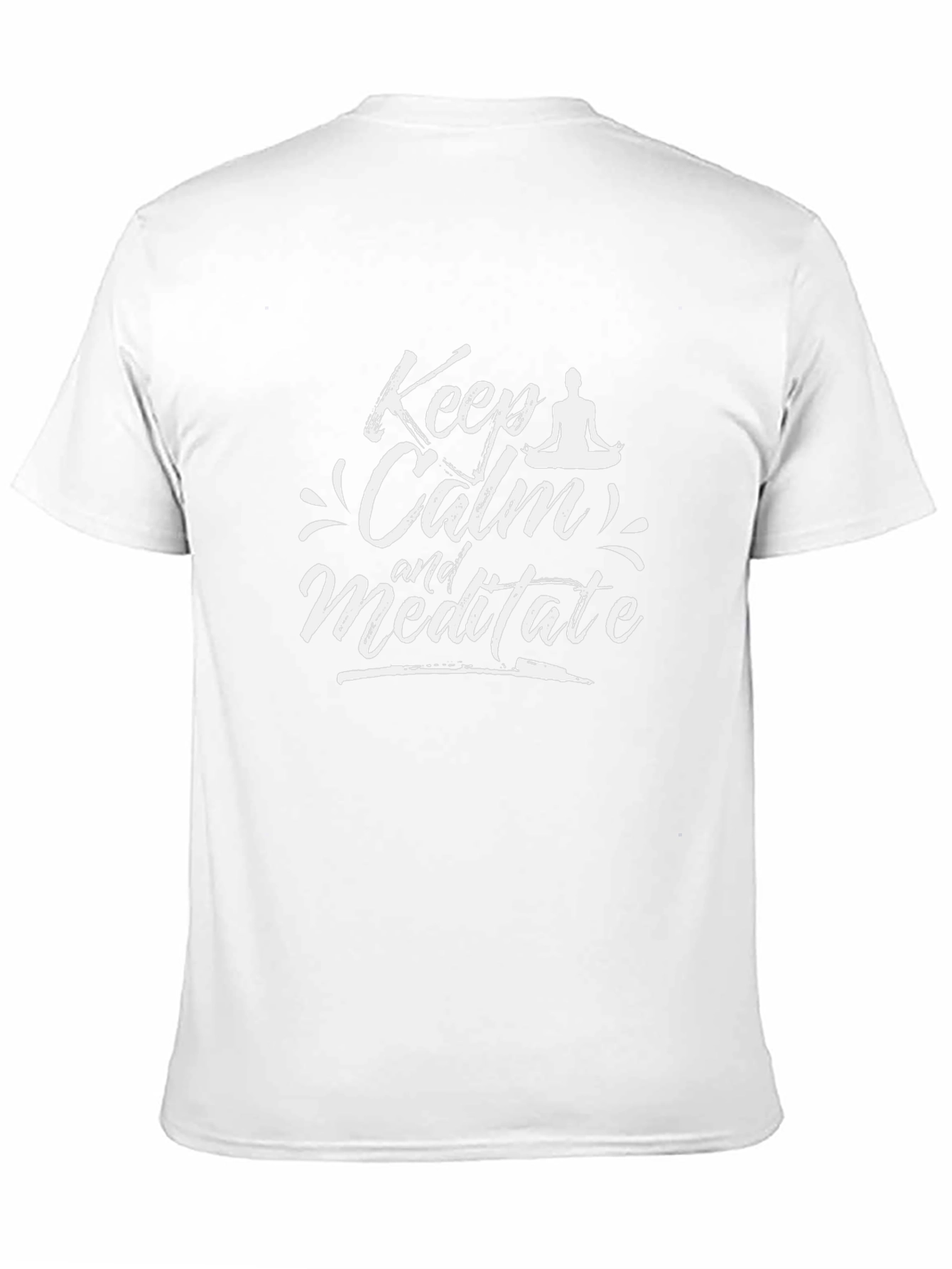 Keep Calm and Meditate Black T-Shirt