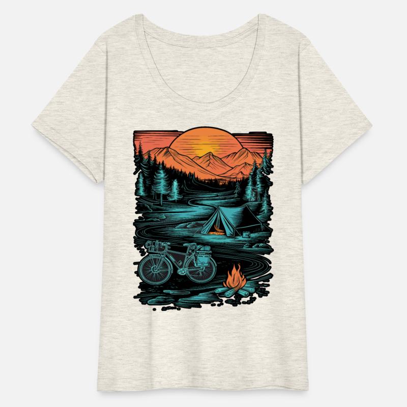 Bicycle Camping Mountains Nature Excursion