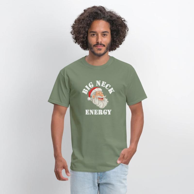 Big Neck Energy Winter Funny Shirt Saying