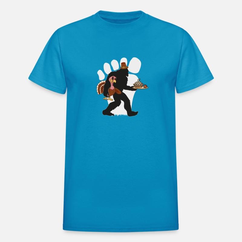 Bigfoot Pilgrim Turkey Pumpkin Pie for