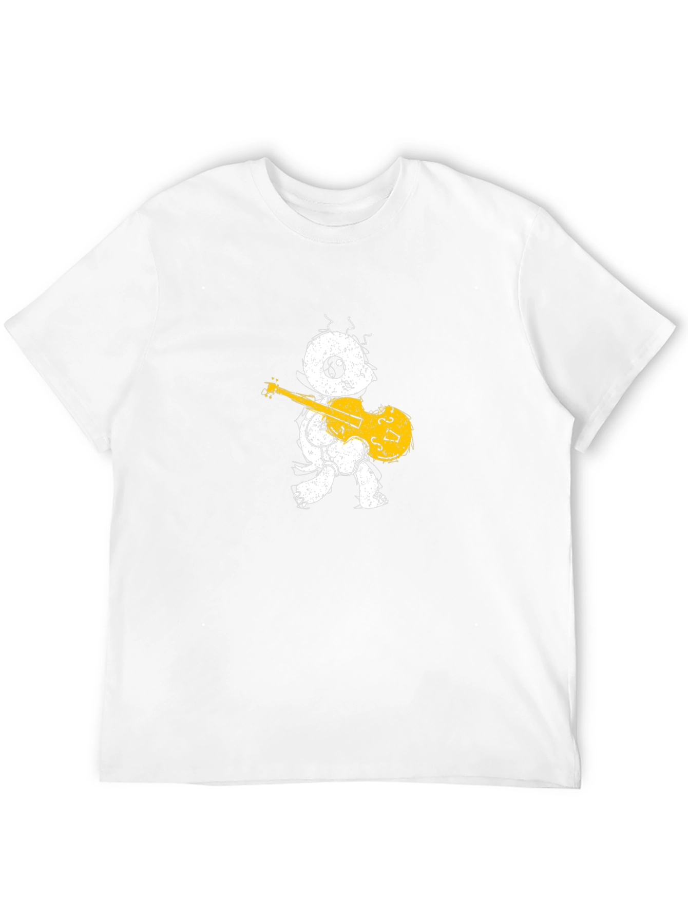 Turtle Guitar Player Black T-Shirt