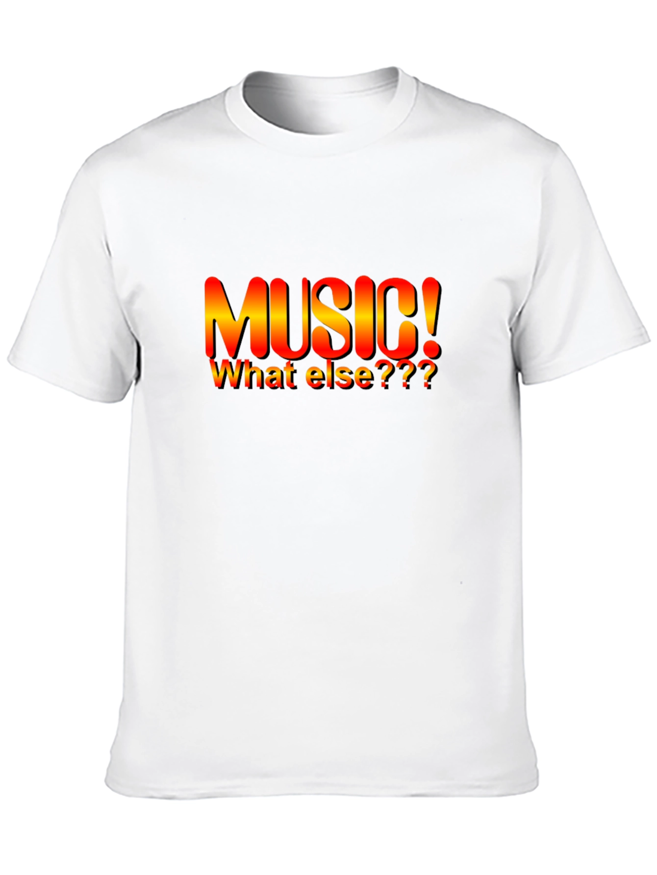 Music! What Else??? Black Graphic Tee
