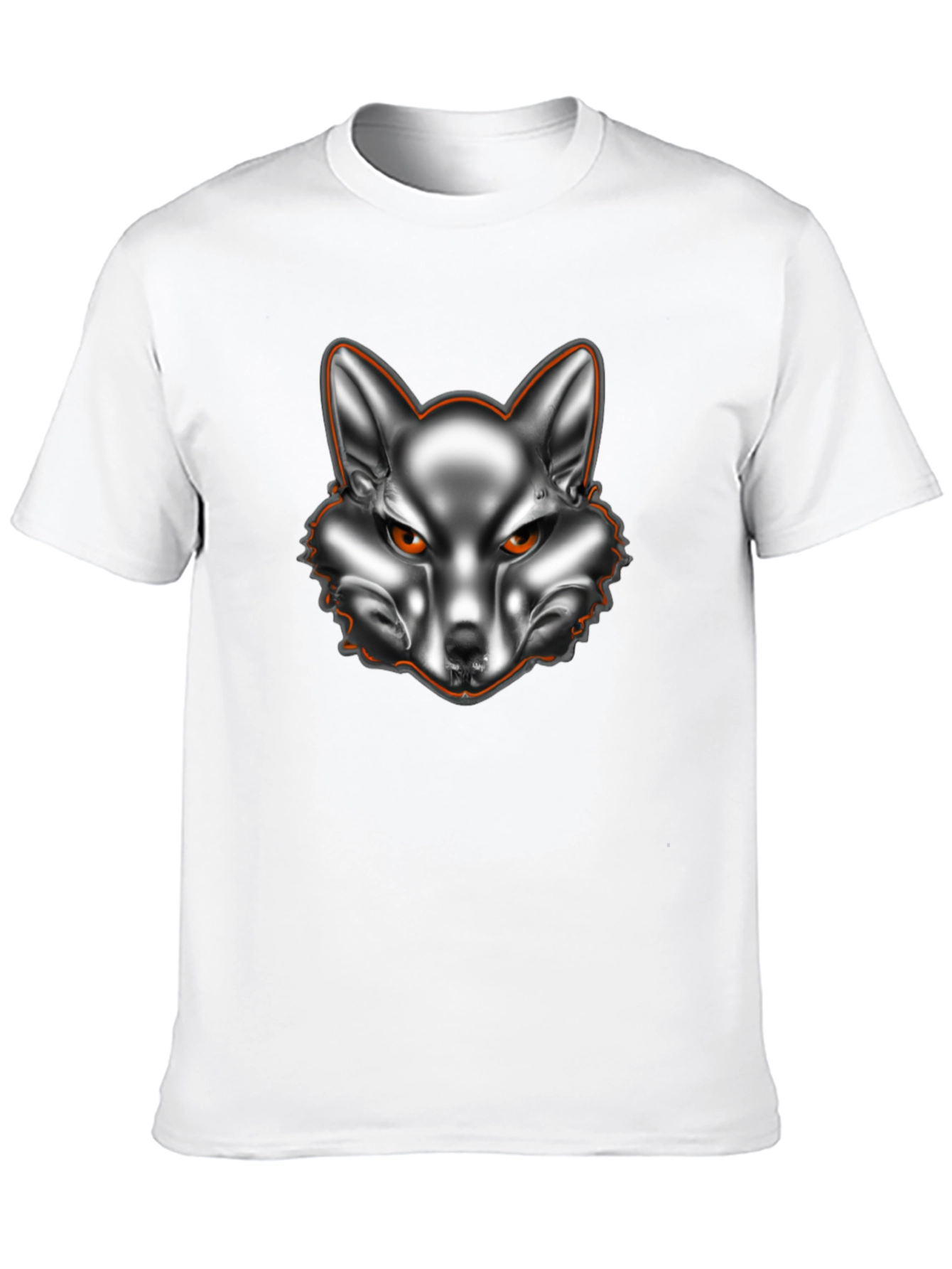 Chrome Fox Graphic Tee - Black