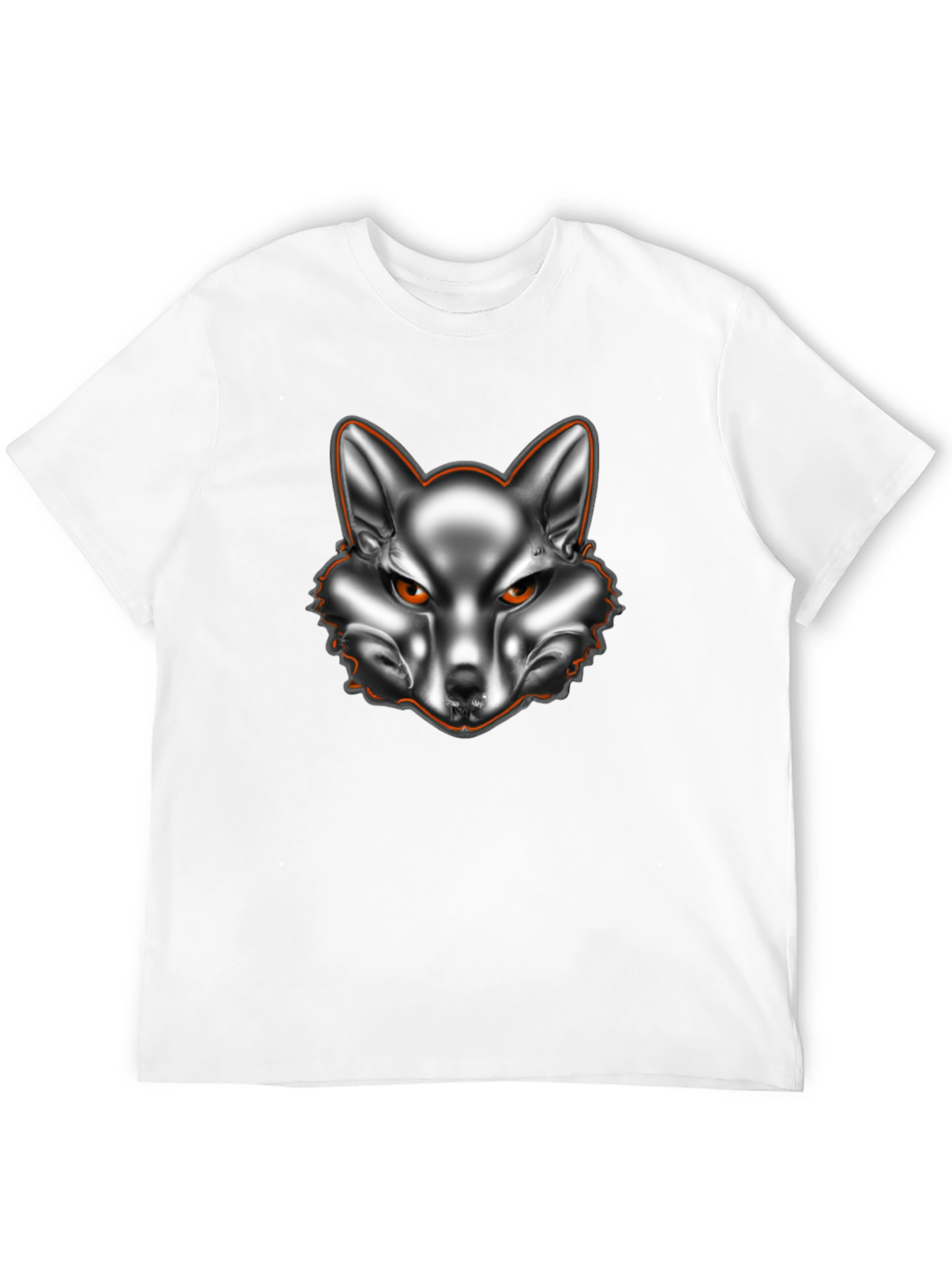 Chrome Fox Graphic Tee - Black