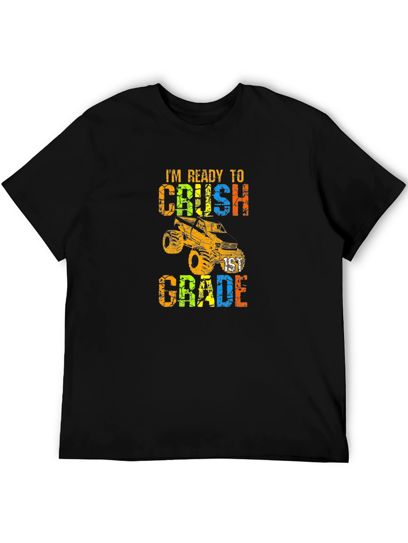 Ready to Crush 1st Grade Monster Truck T-Shirt