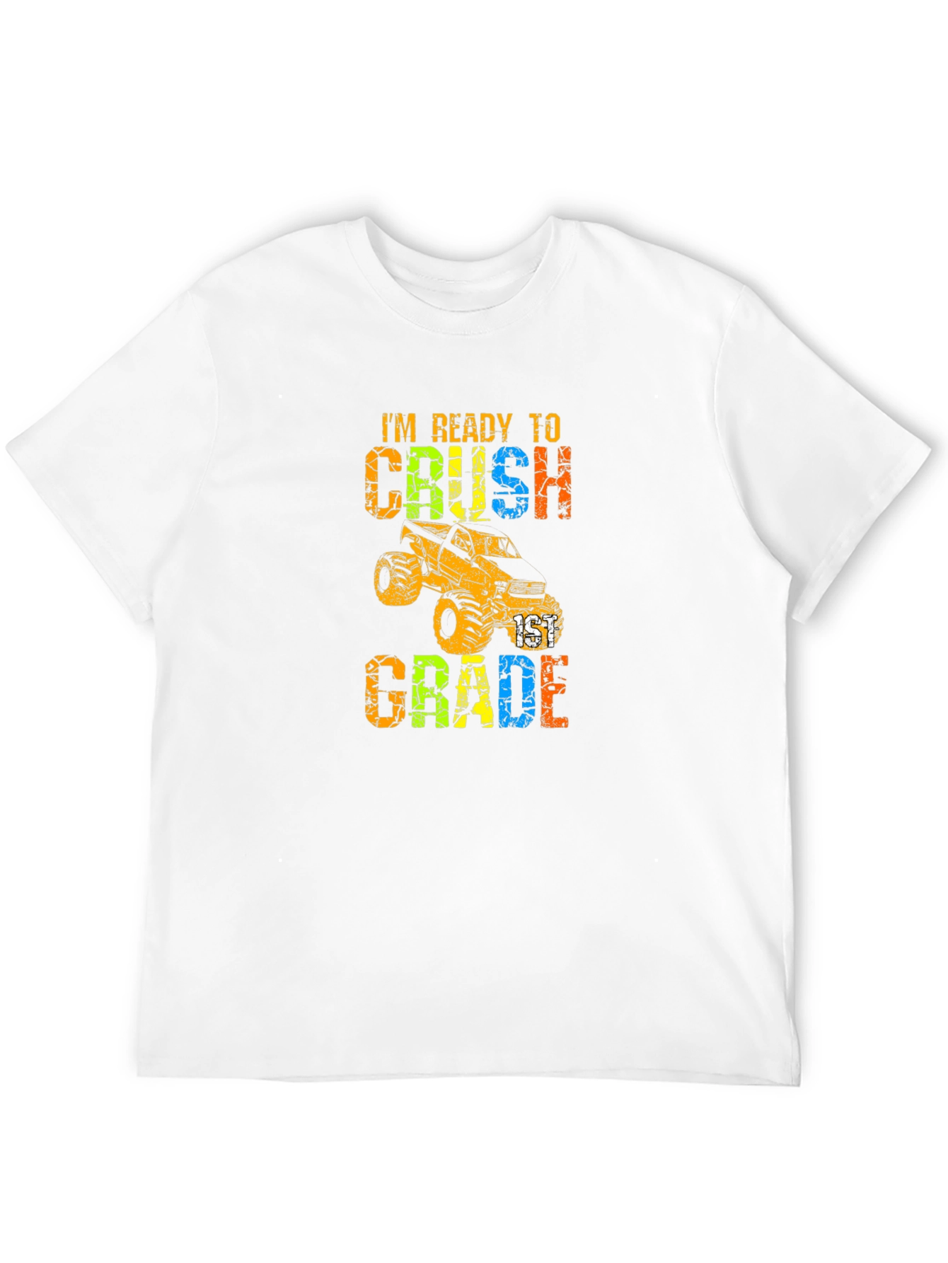 Ready to Crush 1st Grade Monster Truck T-Shirt