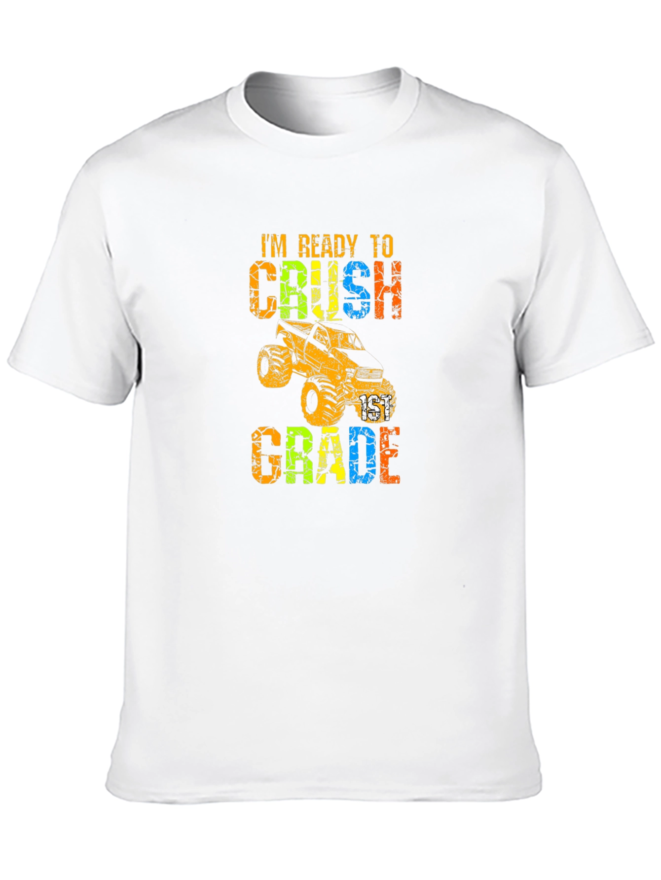 Ready to Crush 1st Grade Monster Truck T-Shirt