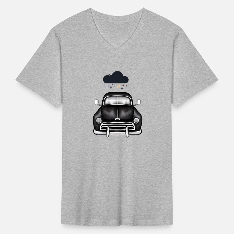 Black Cloud Over Classic Car