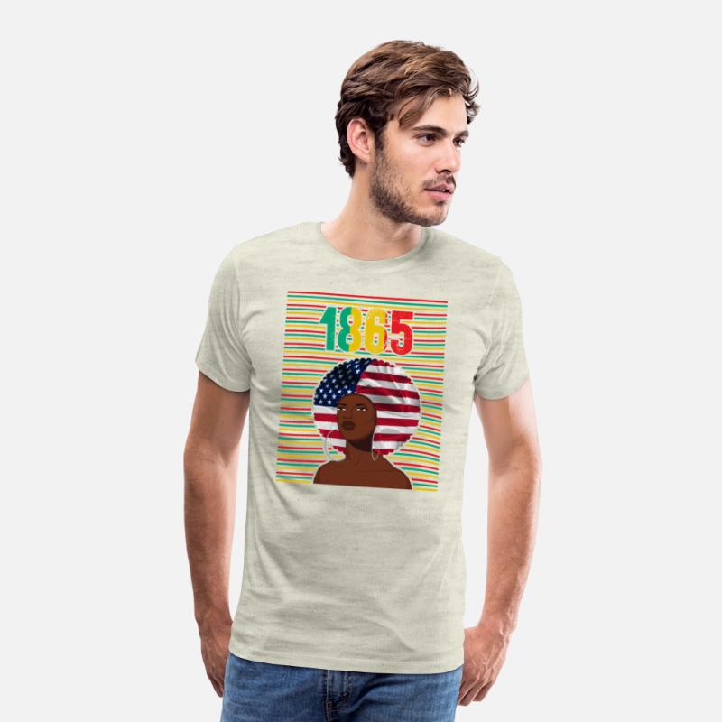 Black Lives Matter Shirt, 1865 1 Tee, Hair Black