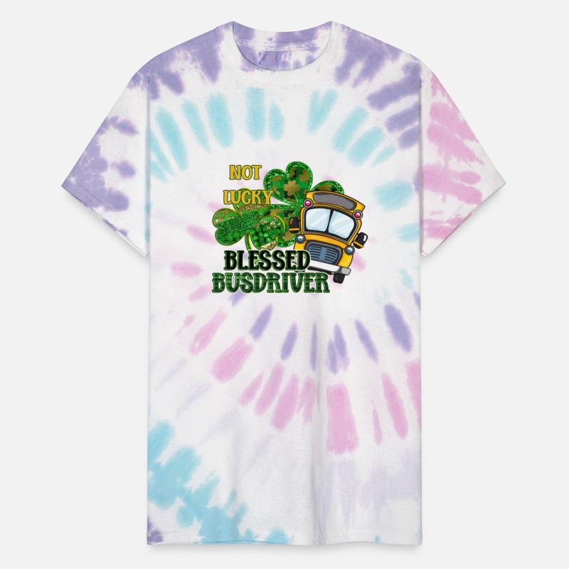 Blessed Bus Driver: Clover-themed School bus