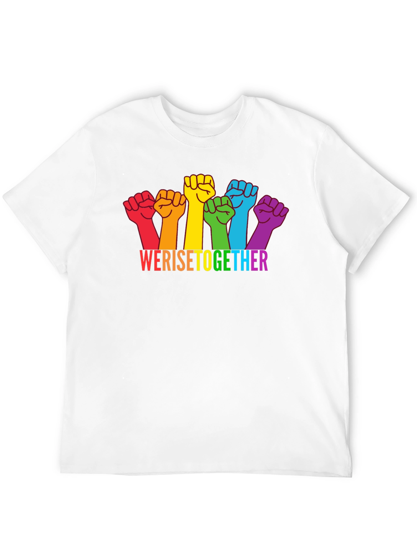 We Rise Together T-Shirt - Equality Pride Tee