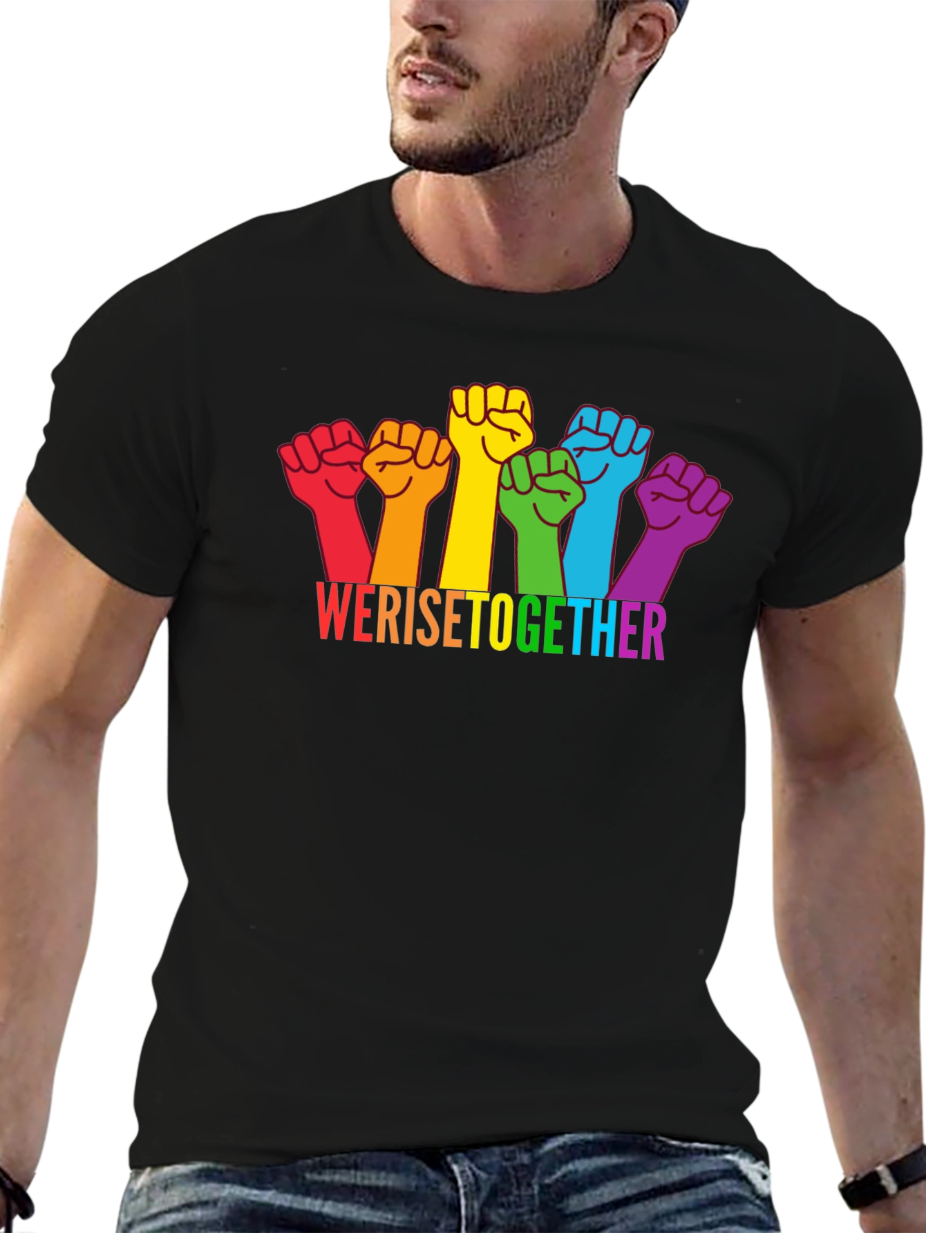 We Rise Together T-Shirt - Equality Pride Tee