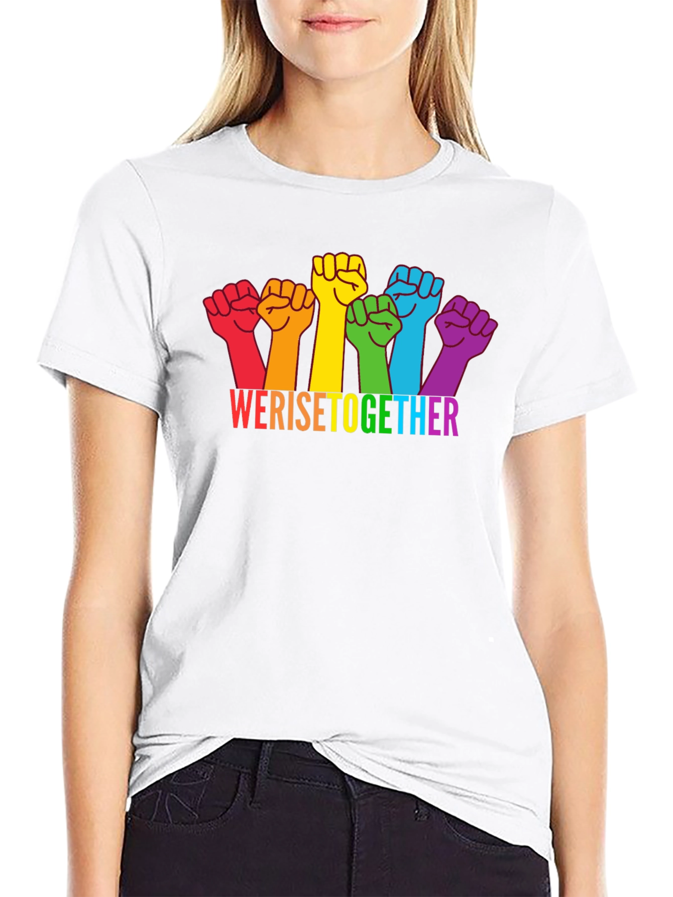 We Rise Together T-Shirt - Equality Pride Tee