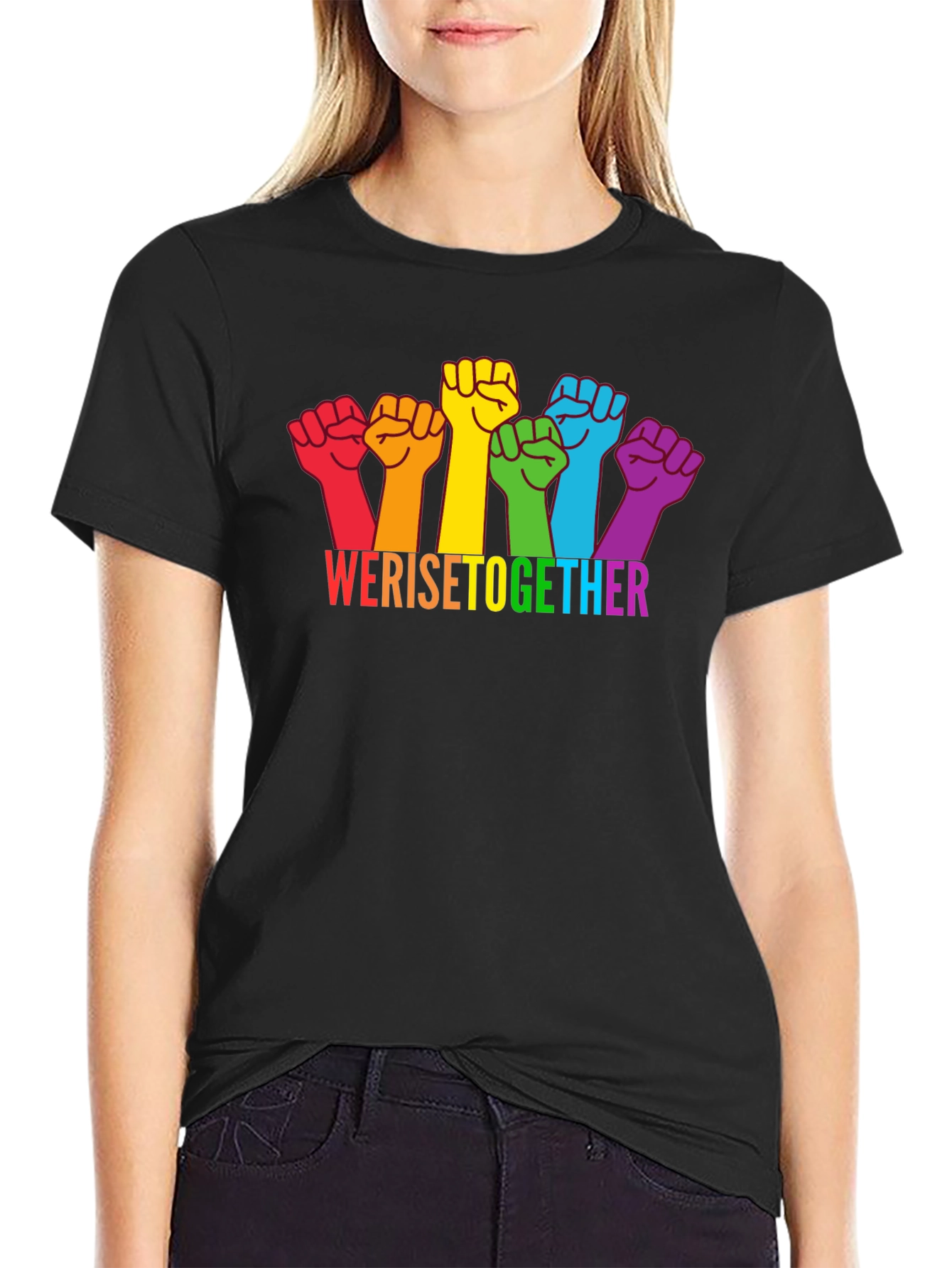 We Rise Together T-Shirt - Equality Pride Tee