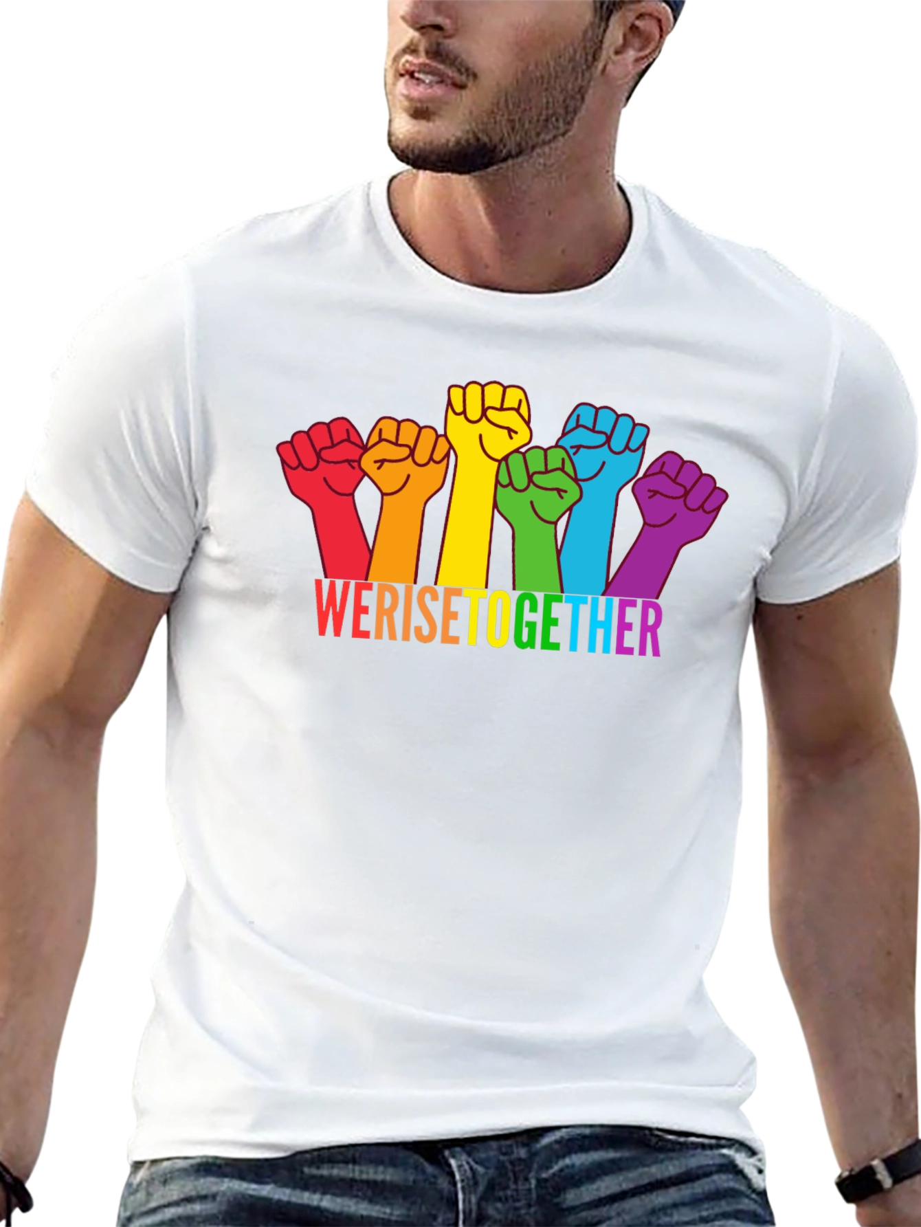 We Rise Together T-Shirt - Equality Pride Tee