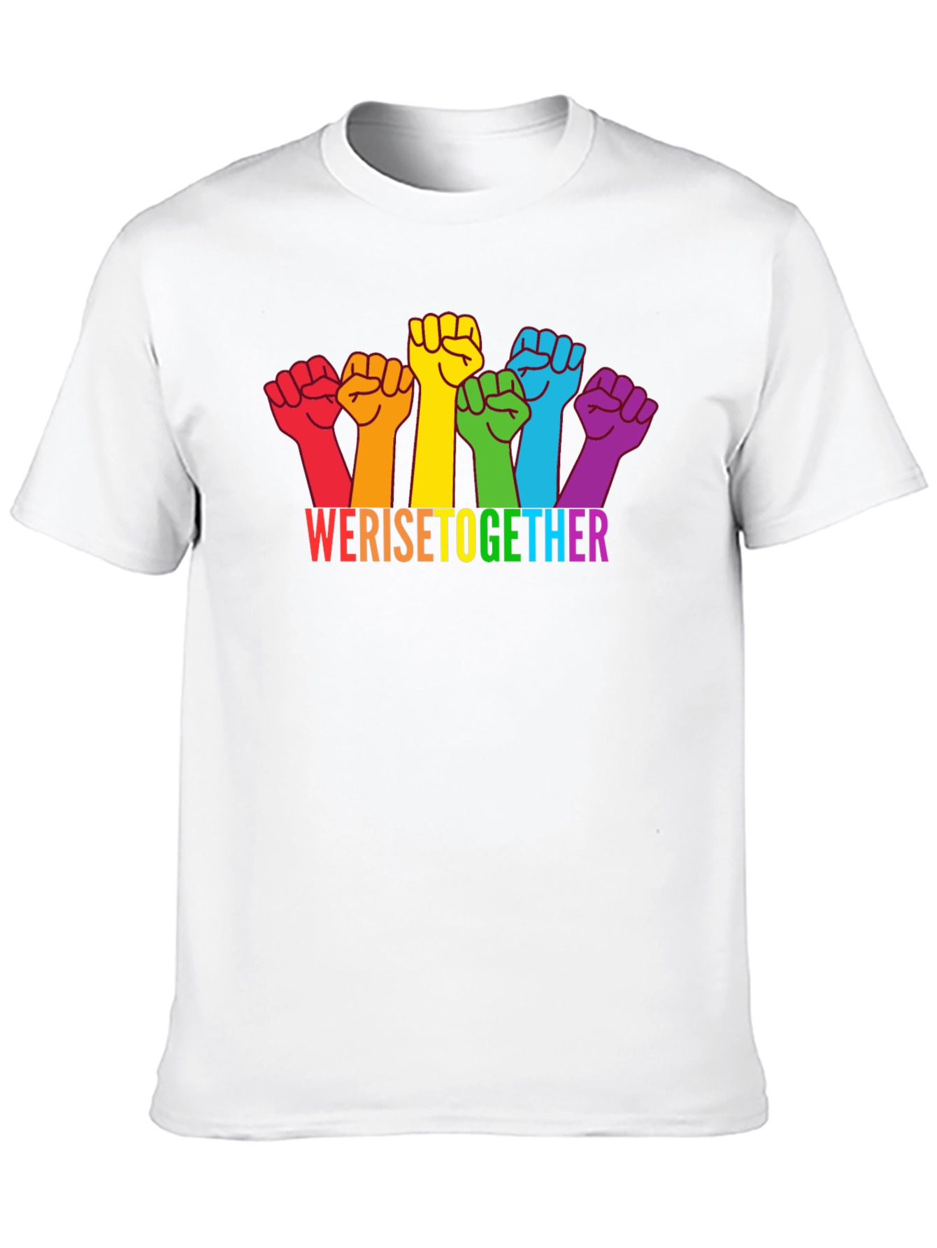 We Rise Together T-Shirt - Equality Pride Tee