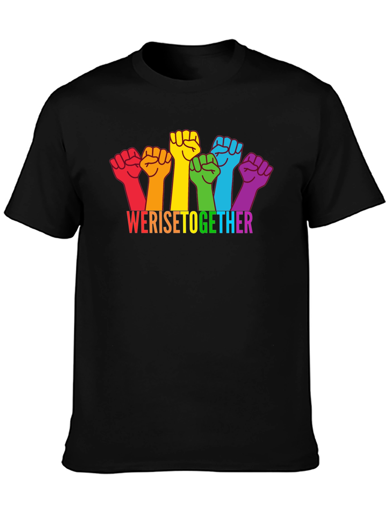 We Rise Together T-Shirt - Equality Pride Tee
